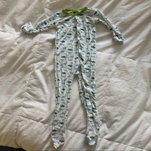 Dinosaur kickee pants snap jammies